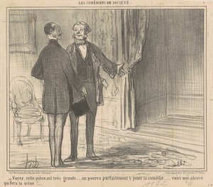 Look, this piece is very large... by Honoré Daumier