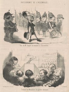 View of Mr. Dupin going to the assembly by Honoré Daumier