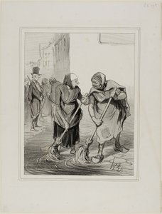 Say Then, Madame Giboulard, Plate 1 by Honoré Victorin Daumier