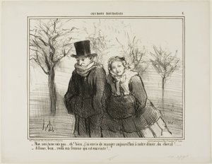 You Know My Dear, Plate 1 from Ces Bons Bourgeois