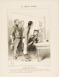 A Man Saved Against His Will by Honoré Victorin Daumier
