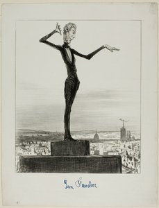 A Suggestion by the Charivari to Mr. Léon Faucher for Avoiding Telegraphic Blunders in the Future, plate 122 from Actualités by Honoré Victorin Daumier