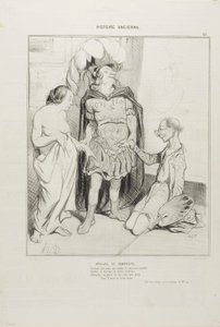Apelles and Campaste, from Art and the Antique, a poetic essay by M. Cavé, plate 36(37)
