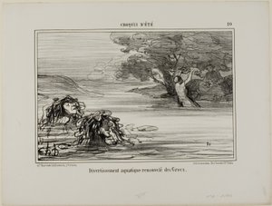 Aquatic Fun Borrowed from the Old Greeks, Plate 20 from Summer Sketches