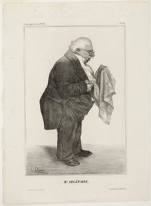 Mr. Arlépaire, plate 280 from Célébrités de la Caricature
