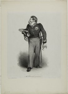 Mr. Choiseul, (called the Duke), plate 502 by Honoré Victorin Daumier