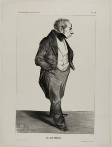 Mr. De Rign, plate 333 from Celebrities of the Caricature
