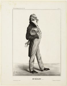 Mr. Sébast, Plate 281 from Célébrités de la Caricature