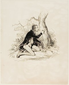 Poor Young Man!, Plate 1 from Sentiments and Passions