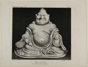 Porcelain figure from China (taken from the private collection of Mr. Charles Philipon), plate 416