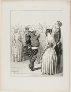 Rifolard Opens the Ball, Plate 5 from The Banqueters