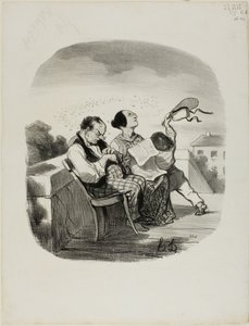 The Advantage of Sharing the Fresh Air on an Italian Terrace Together with a Great Number of Insects, plate 42 from Pastorales