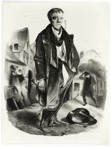 The Drunkard by Honoré Victorin Daumier