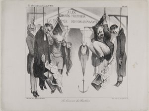 The Honours of the Pantheon, plate 433 by Honoré Victorin Daumier