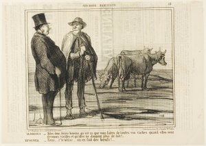 The Parisian "- Tell me, good man, what are you doing with all these cows once they have become old and don