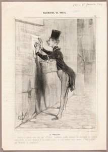 The Poster Man, plate 17 from Bohemians of Paris