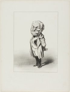 Thiers. Citizen Thiers Tries on the New Tail-Coat, Plate 4 from The Representatives Represented by Honoré Victorin Daumier