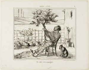 Under the Shade in the Countryside, Plate 11 from Croquis D