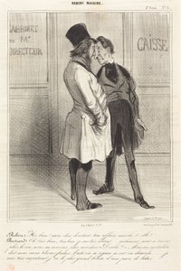 (Robert) Well! my dear director... by Honoré Daumier