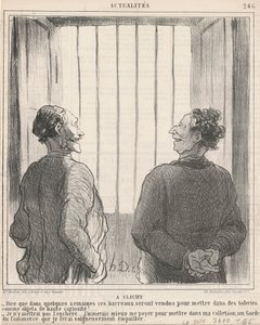 In Clichy by Honoré Daumier
