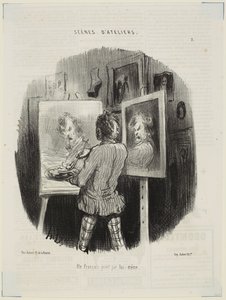 A Frenchman Portrayed by Himself by Honoré Daumier