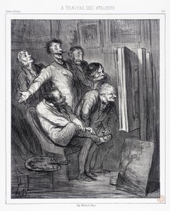 Through the Workshops by Honoré Daumier