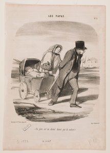A Father is a Horse Provided by Nature by Honoré Daumier