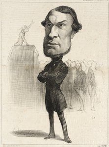 Achille Fould by Honoré Daumier