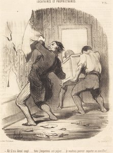 Ah! He Dismissed Me... by Honoré Daumier