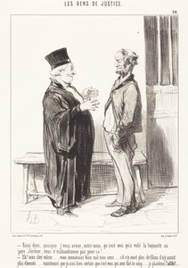 So then, although I confess to you... by Honoré Daumier