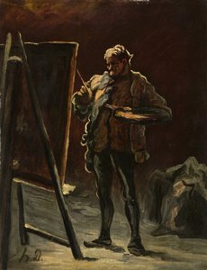 An Artist by Honoré Daumier