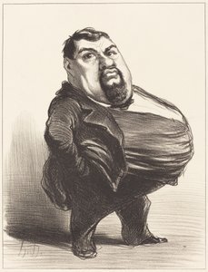 Antony Thouret by Honoré Daumier