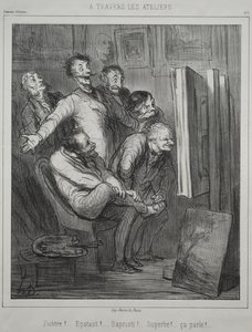 Through the Studios by Honoré Daumier