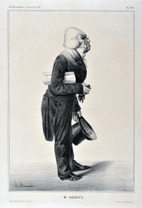 Artwork by Honore Daumier (1808-1879). Charivari dates from 1833: Serie Celebrites de la Caricature M. Odieux MUSEE DES BEAUX ARTS - PALAIS LONGCHAMP, MARSEILLE