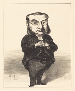 Ath. L. Charles Coquerel by Honoré Daumier