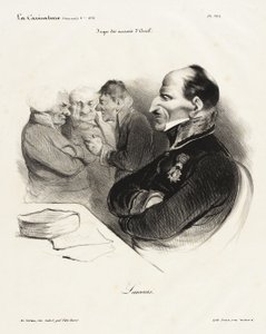 Baron de Lascours by Honoré Daumier