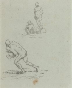Bathers by Honore Daumier
