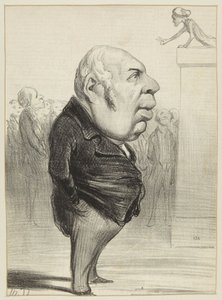“Berryer” by Honoré Daumier