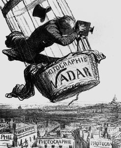 Caricature of Gaspard-Felix Tournachon, aka Nadar (1820-1910) 1862