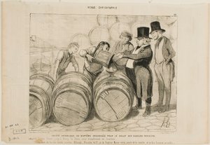 Catholic Society of Baptism Established for All the Drunkards of Paris by Honoré Daumier