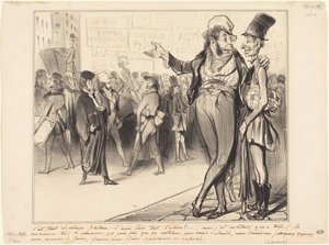 It is still flattering to have had so many pupils!... by Honoré Daumier