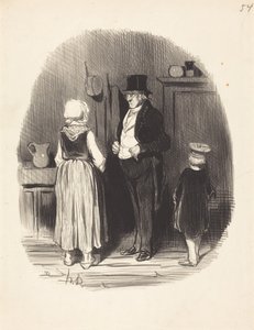 What!... All My Sheep Are Dead... by Honoré Daumier