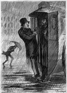 Complete!!! Cartoon by Honore Daumier. Engraving in 