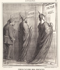 Non-Free Consultations by Honoré Daumier