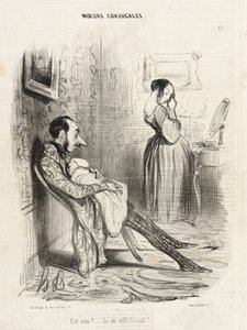 Damn!...If We Thought About It!... by Honoré Daumier