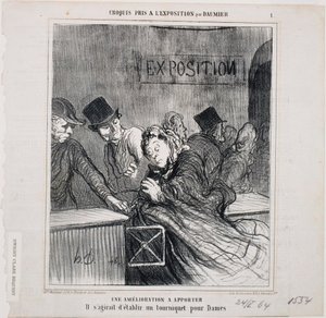 Sketch Taken at the Exhibition: An Improvement to be Made by Honoré Daumier