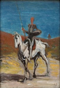 Don Quixote and Sancho Panza by Honoré Daumier