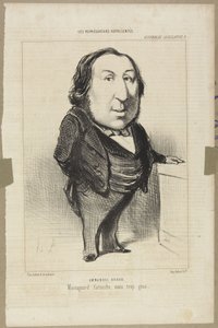 Emmanuel Arago by Honoré Daumier