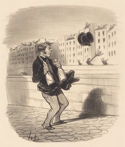 Do come in, sir... make yourself at home... by Honoré Daumier