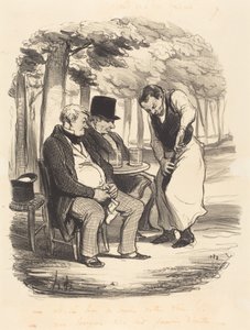 Is Your Wine at Least Good!... by Honoré Daumier